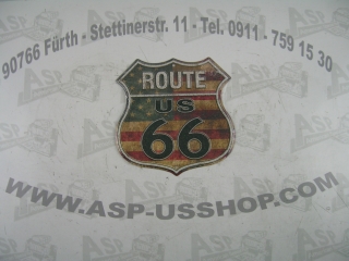 Blechschild - Tin Sign  ROUTE 66